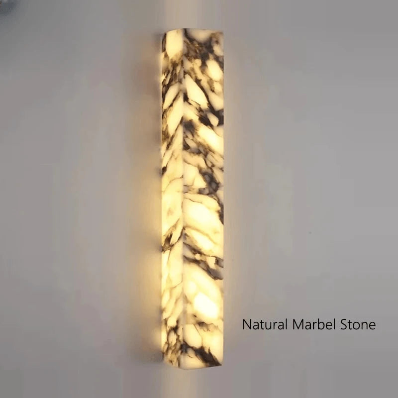 Verthara Premium Marble Cuboid LED Wall Sconce