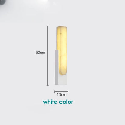 Verthara Premium Marble LED Wall Sconce white