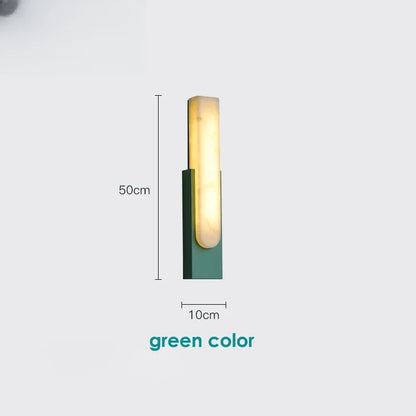 Verthara Premium Marble LED Wall Sconce green