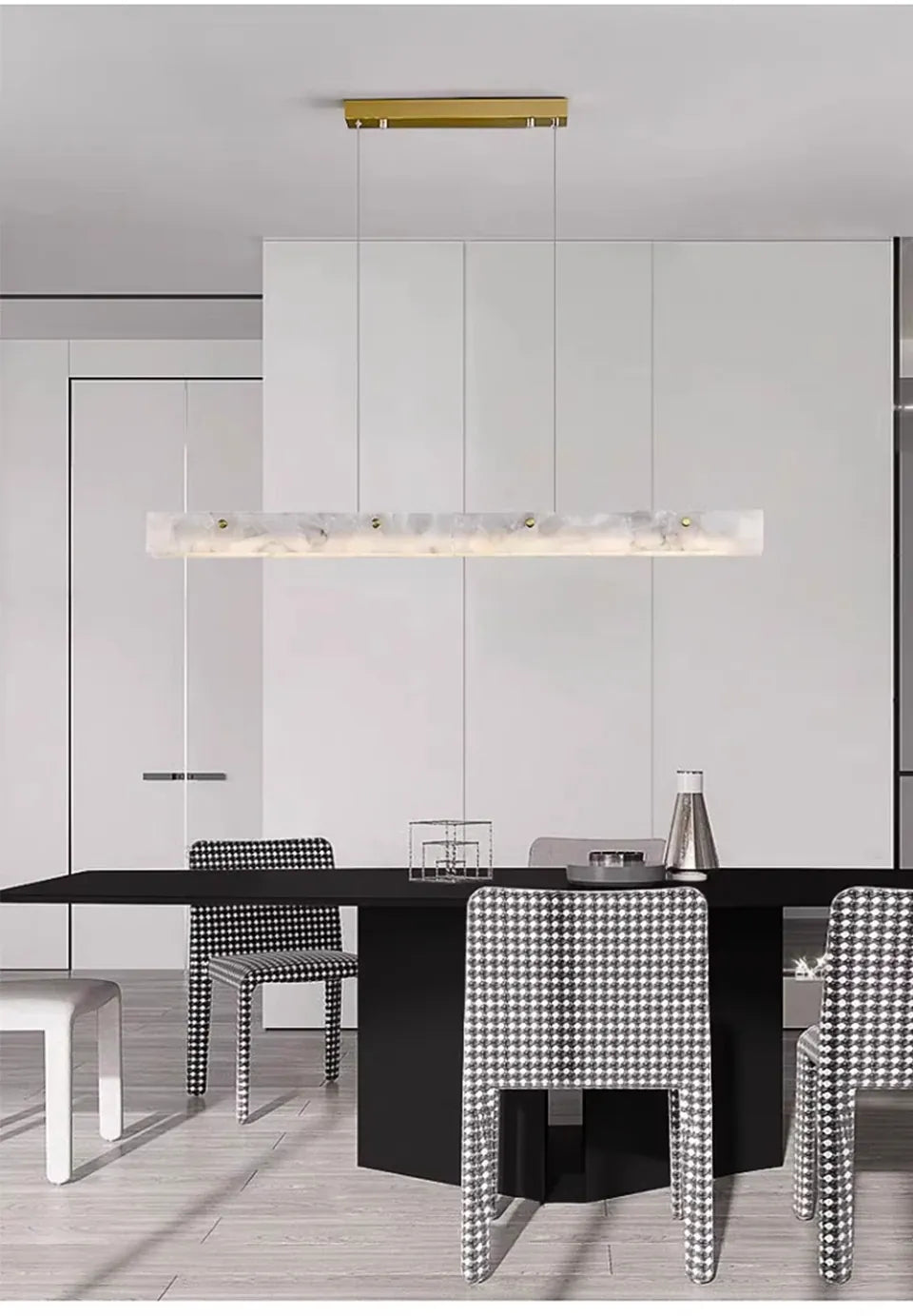 Verthara Premium Marble Linear Pendant Light