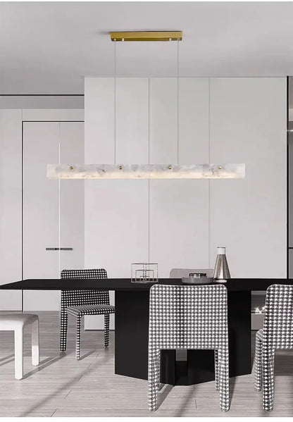 Verthara Premium Marble Linear Pendant Light
