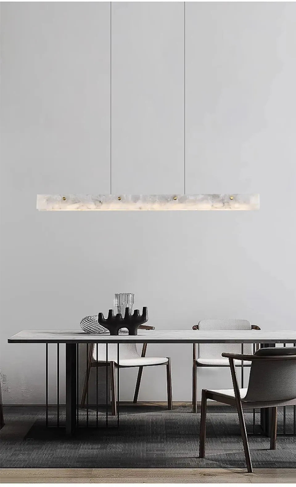 Verthara Premium Marble Linear Pendant Light