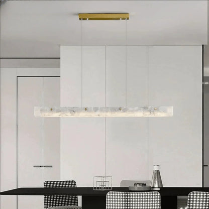 Verthara Premium Marble Linear Pendant Light