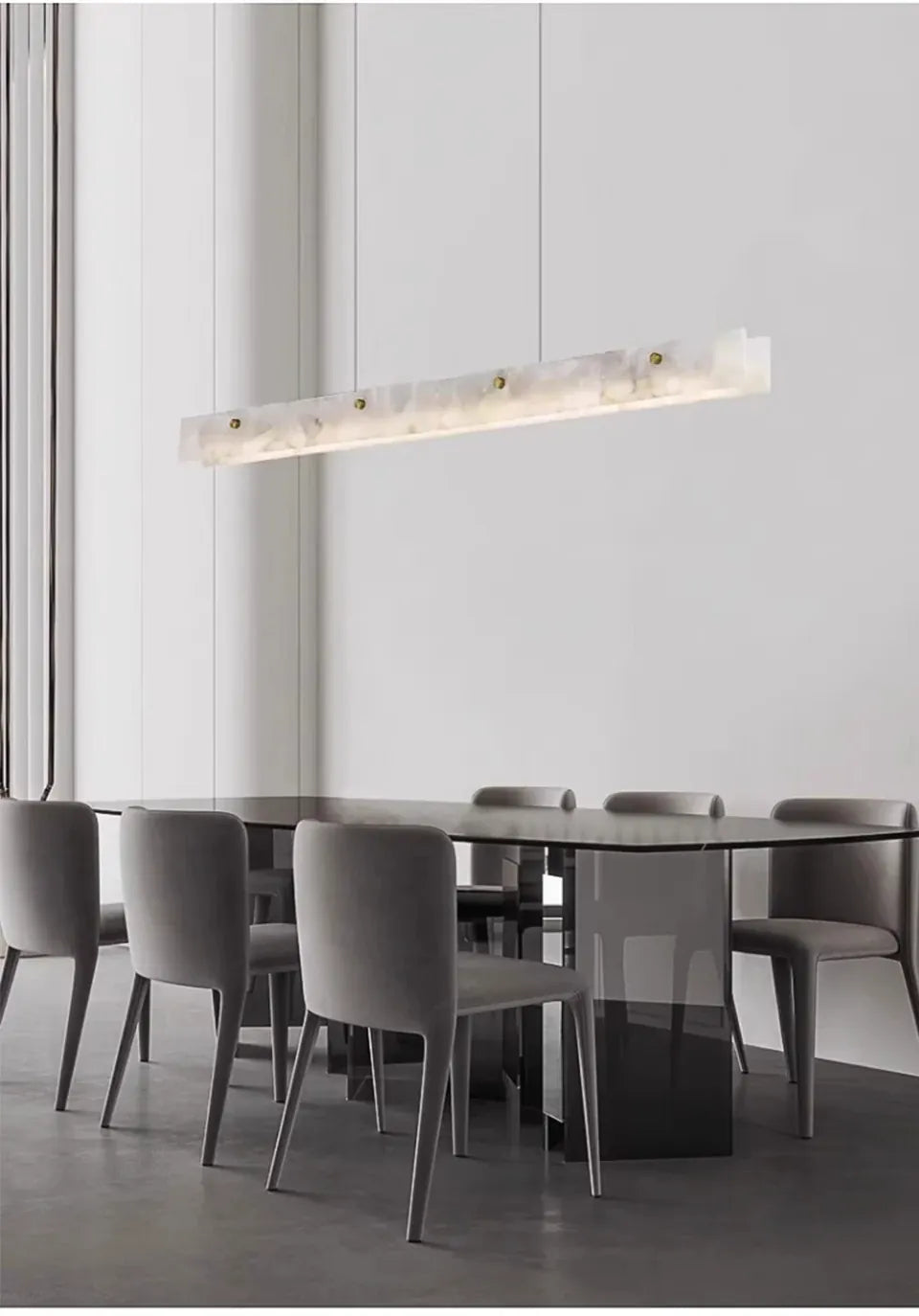 Verthara Premium Marble Linear Pendant Light