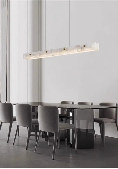 Verthara Premium Marble Linear Pendant Light