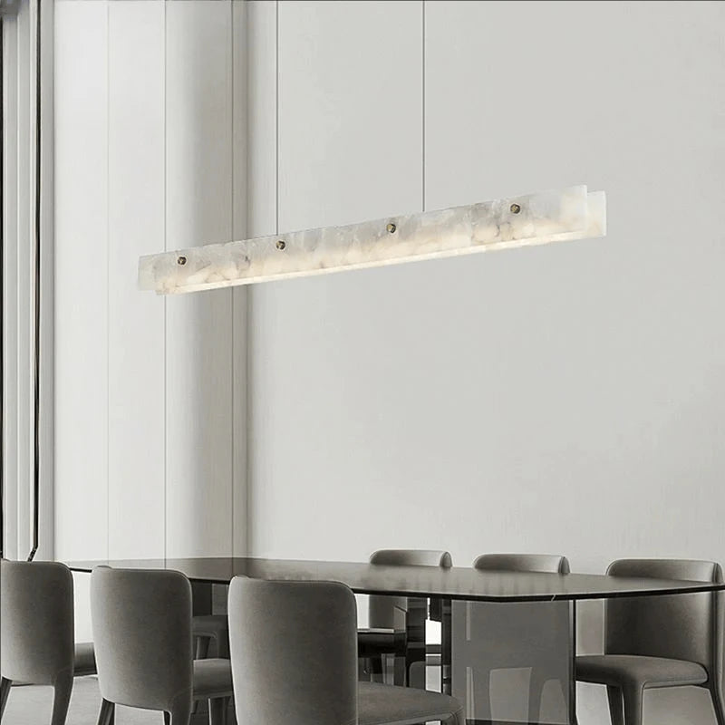 Verthara Premium Marble Linear Pendant Light