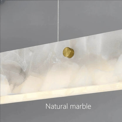 Verthara Premium Marble Linear Pendant Light