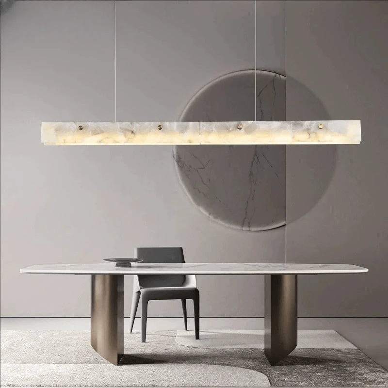 Verthara Premium Marble Linear Pendant Light