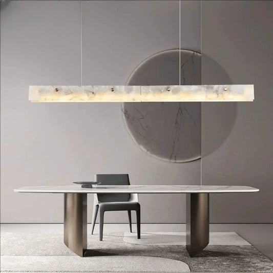Verthara Premium Marble Linear Pendant Light