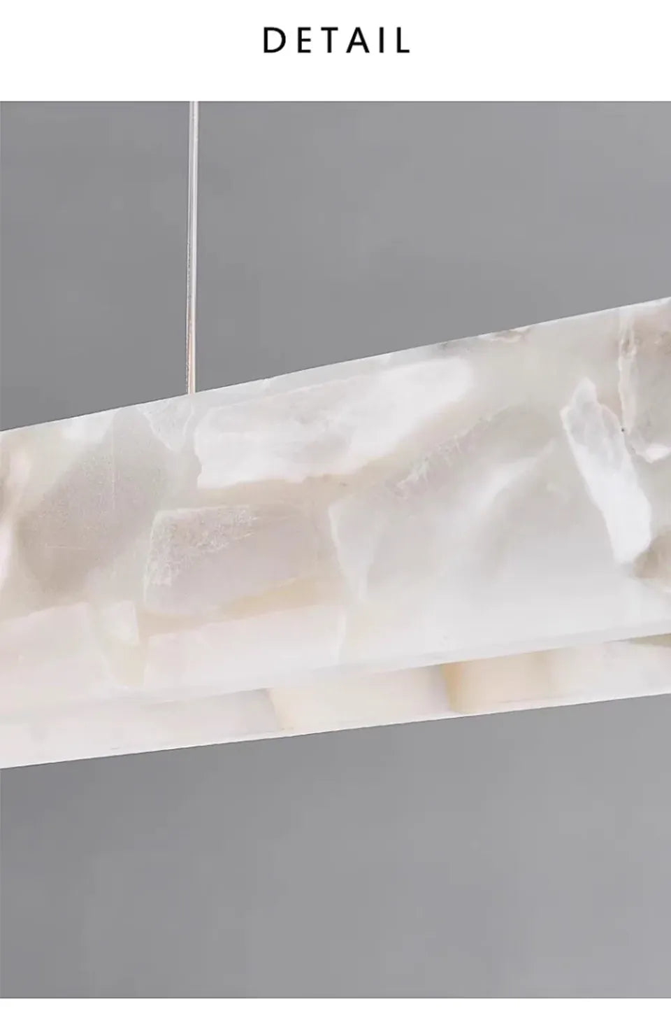 Verthara Premium Marble Linear Pendant Light