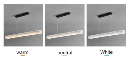 Verthara Premium Marble Linear Pendant Light
