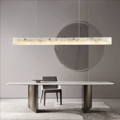 Verthara Premium Marble Linear Pendant Light