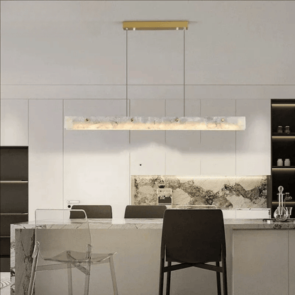 Verthara Premium Marble Linear Pendant Light
