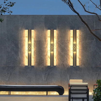Verthara Premium Marble Outdoor Porch Wall Light