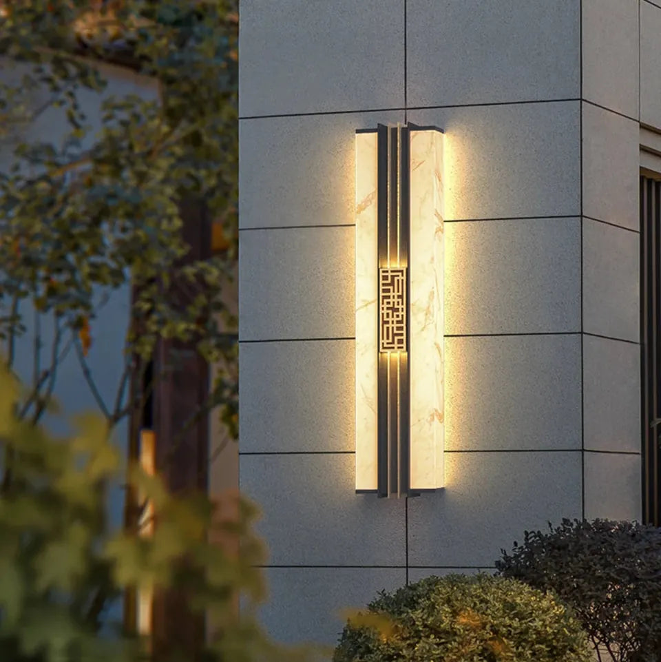 Verthara Premium Marble Outdoor Porch Wall Light