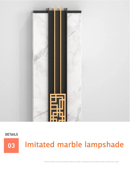 Verthara Premium Marble Outdoor Porch Wall Light