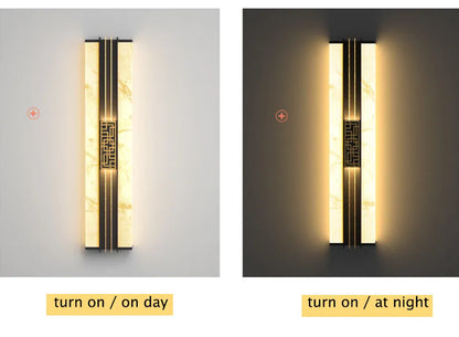 Verthara Premium Marble Outdoor Porch Wall Light