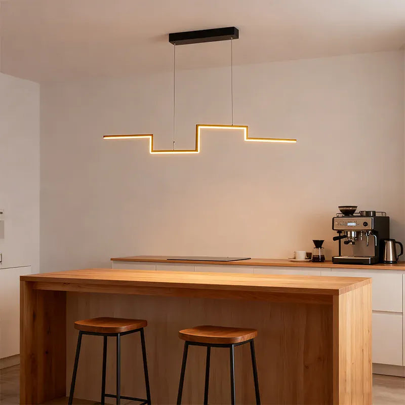 Verthara Premium Minimalist Black Geometric Pendant Light
