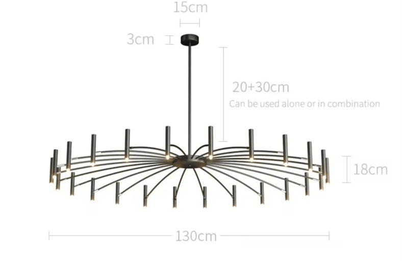 Verthara Premium Minimalist G9 Chandelier