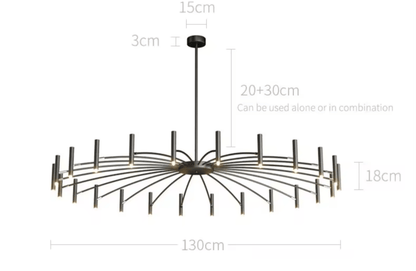 Verthara Premium Minimalist G9 Chandelier