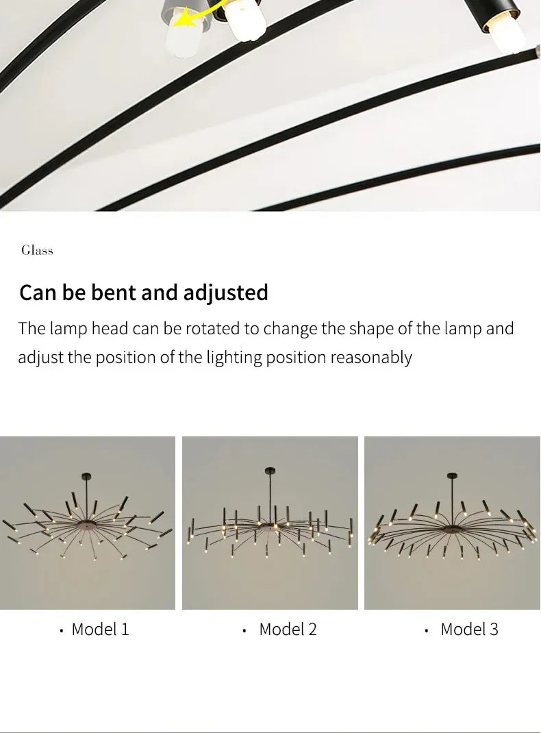 Verthara Premium Minimalist G9 Chandelier