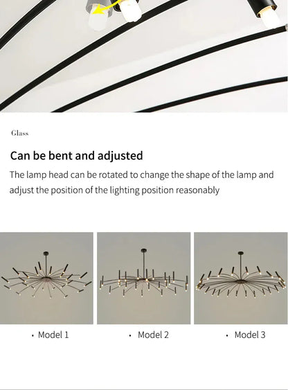 Verthara Premium Minimalist G9 Chandelier