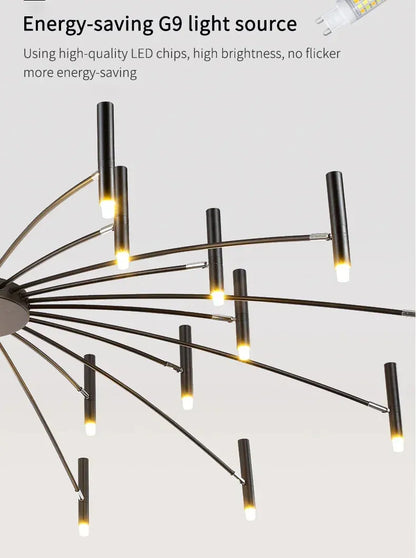 Verthara Premium Minimalist G9 Chandelier