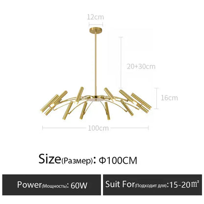 Verthara Premium Minimalist G9 Chandelier