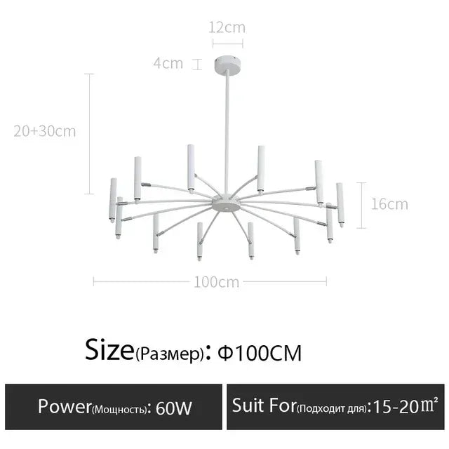Verthara Premium Minimalist G9 Chandelier