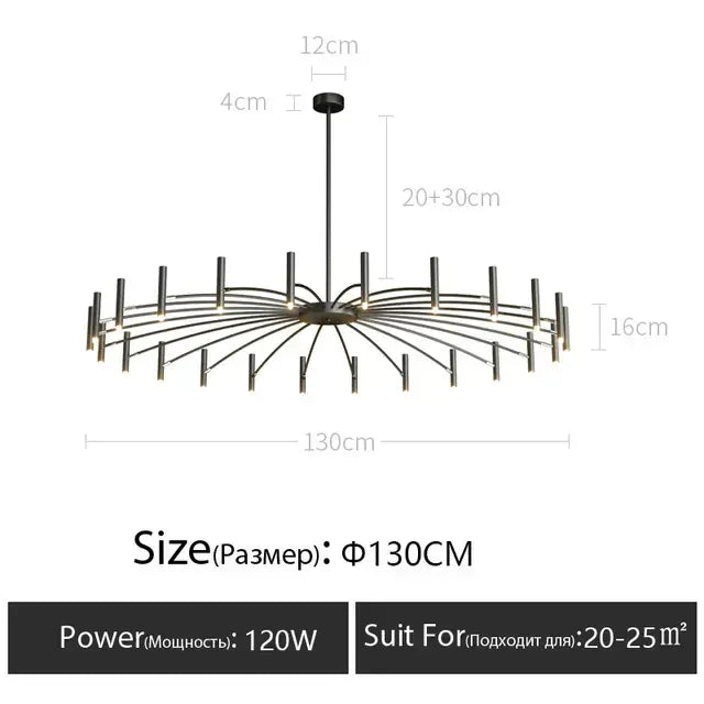 Verthara Premium Minimalist G9 Chandelier