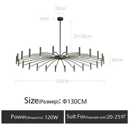 Verthara Premium Minimalist G9 Chandelier