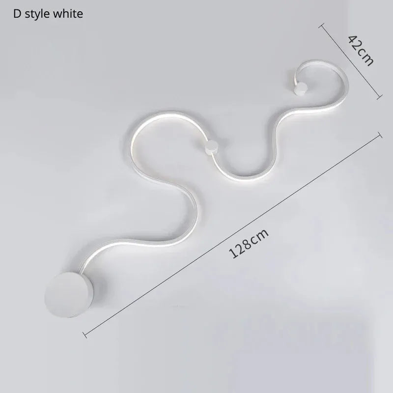 Verthara Premium Minimalist LED Wall Light – Wall-Mounted – Warm White – Modern Design - Black/White - Indoor Use - Background Lighting