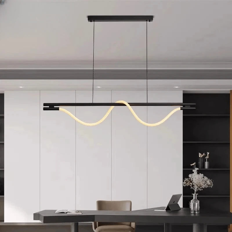 Verthara Premium Minimalist Linear Silicone Pendant Light