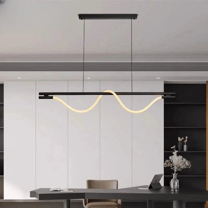 Verthara Premium Minimalist Linear Silicone Pendant Light
