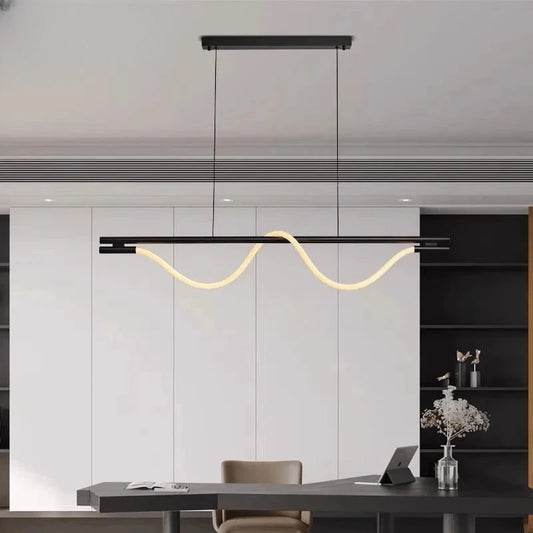 Verthara Premium Minimalist Linear Silicone Pendant Light