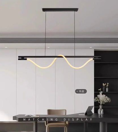 Verthara Premium Minimalist Linear Silicone Pendant Light