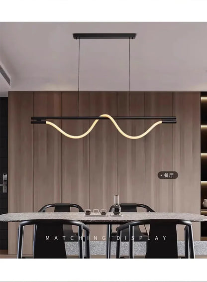 Verthara Premium Minimalist Linear Silicone Pendant Light