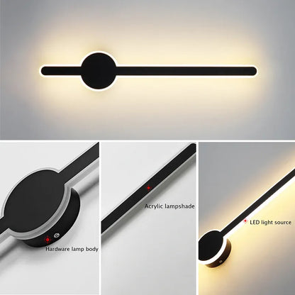 Verthara Premium Minimalist Linear Wall Sconce