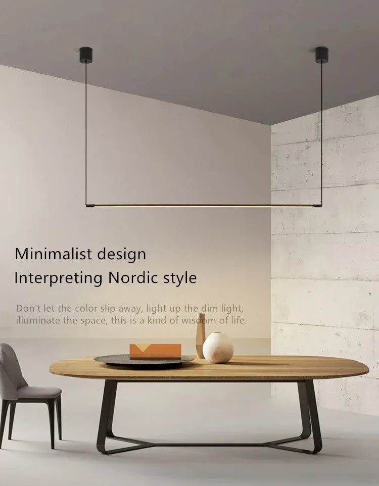 Verthara Premium Minimalist Long-Line Ceiling Pendant