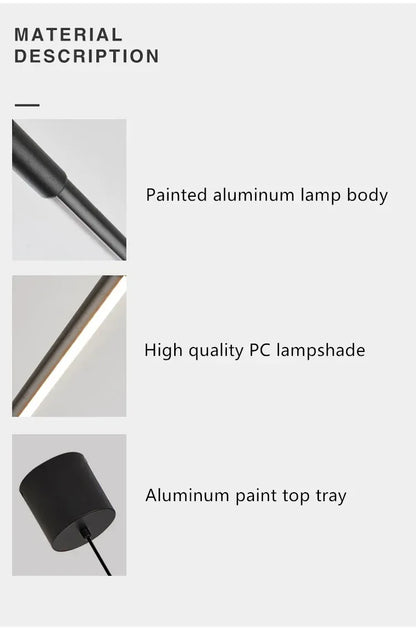 Verthara Premium Minimalist Long-Line Ceiling Pendant