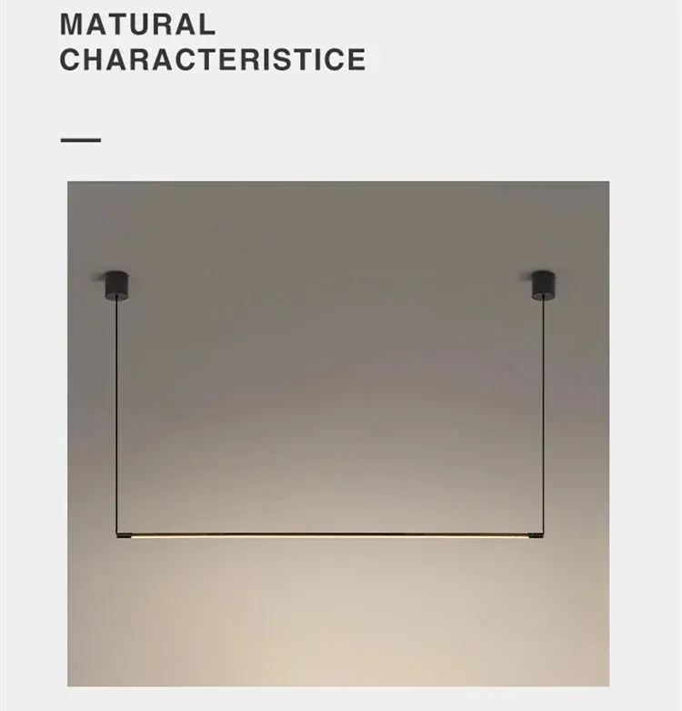 Verthara Premium Minimalist Long-Line Ceiling Pendant