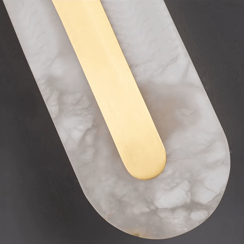 Verthara Premium Minimalist Marble & Copper Wall Sconce