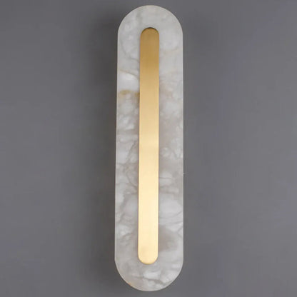 Verthara Premium Minimalist Marble & Copper Wall Sconce