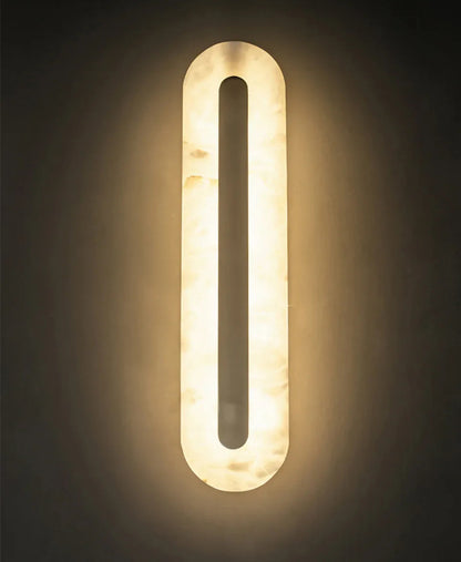 Verthara Premium Minimalist Marble & Copper Wall Sconce