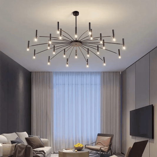 Verthara Premium Minimalist Modern Ceiling Chandelier – Elegant G9 Pendant Light for Dining Room and Living Room Decor