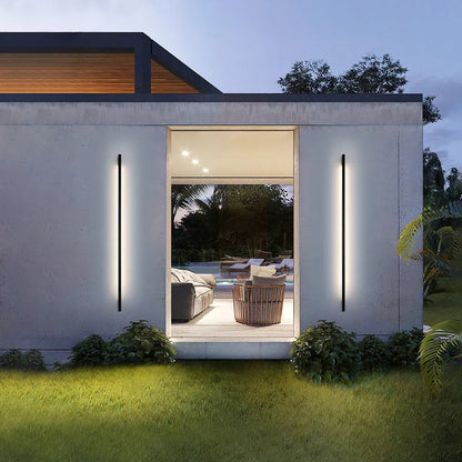Verthara Premium Minimalist Outdoor Strip Wall Sconce