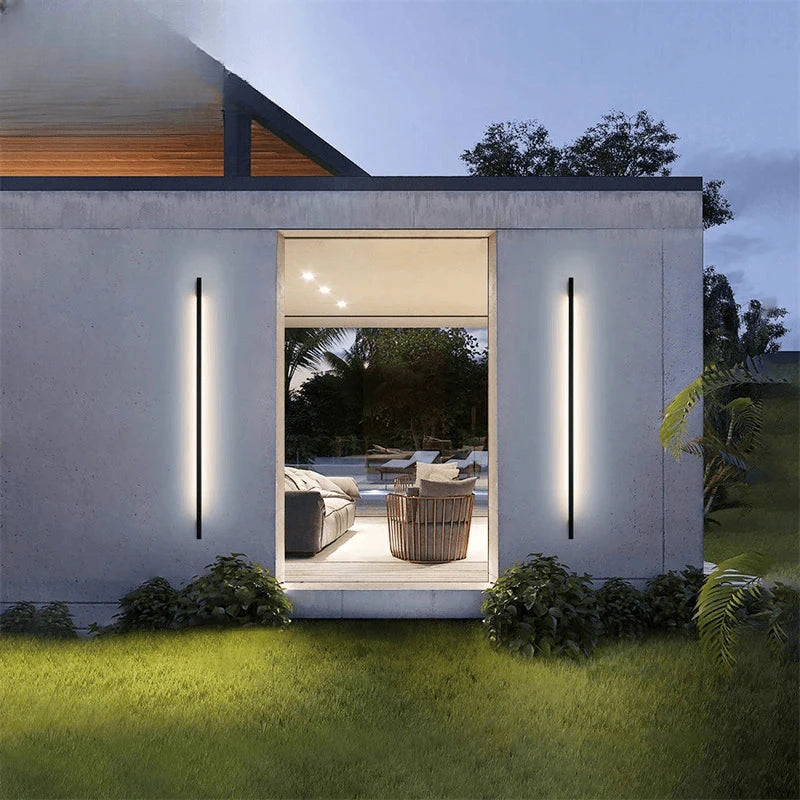 Verthara Premium Minimalist Outdoor Strip Wall Sconce
