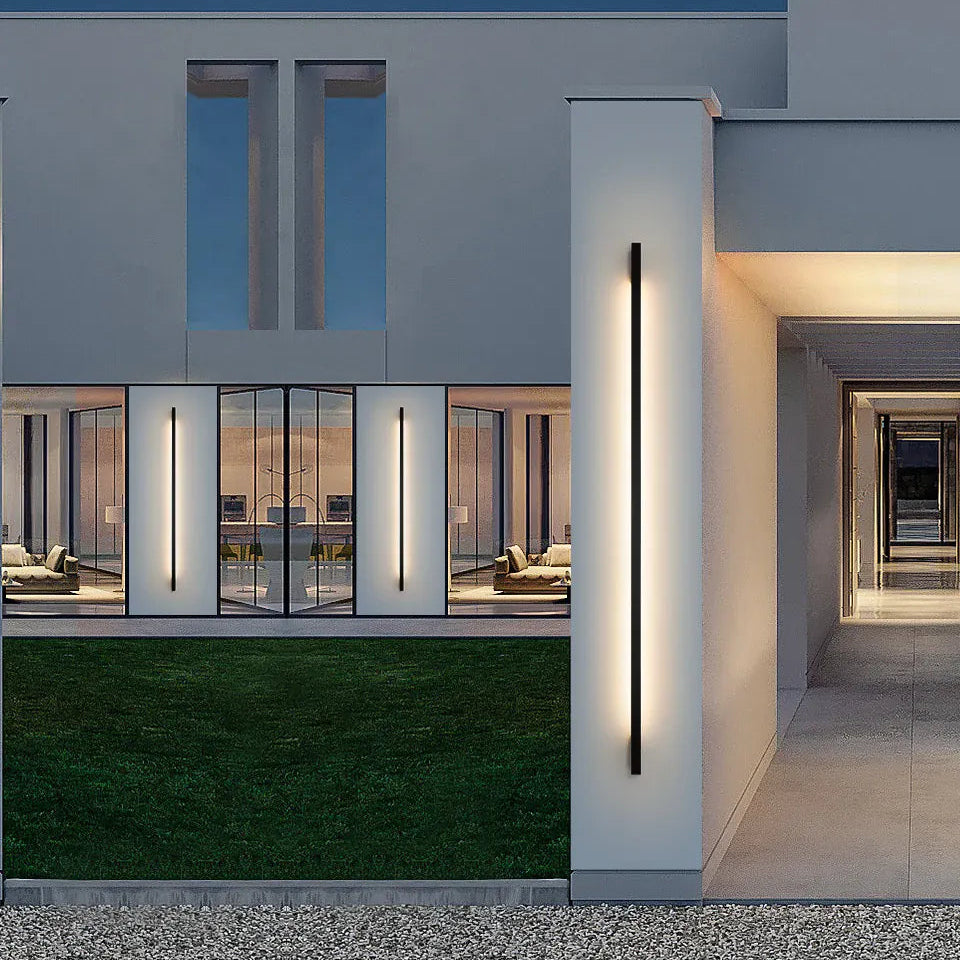 Verthara Premium Minimalist Outdoor Strip Wall Sconce