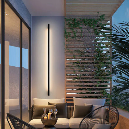 Verthara Premium Minimalist Outdoor Strip Wall Sconce