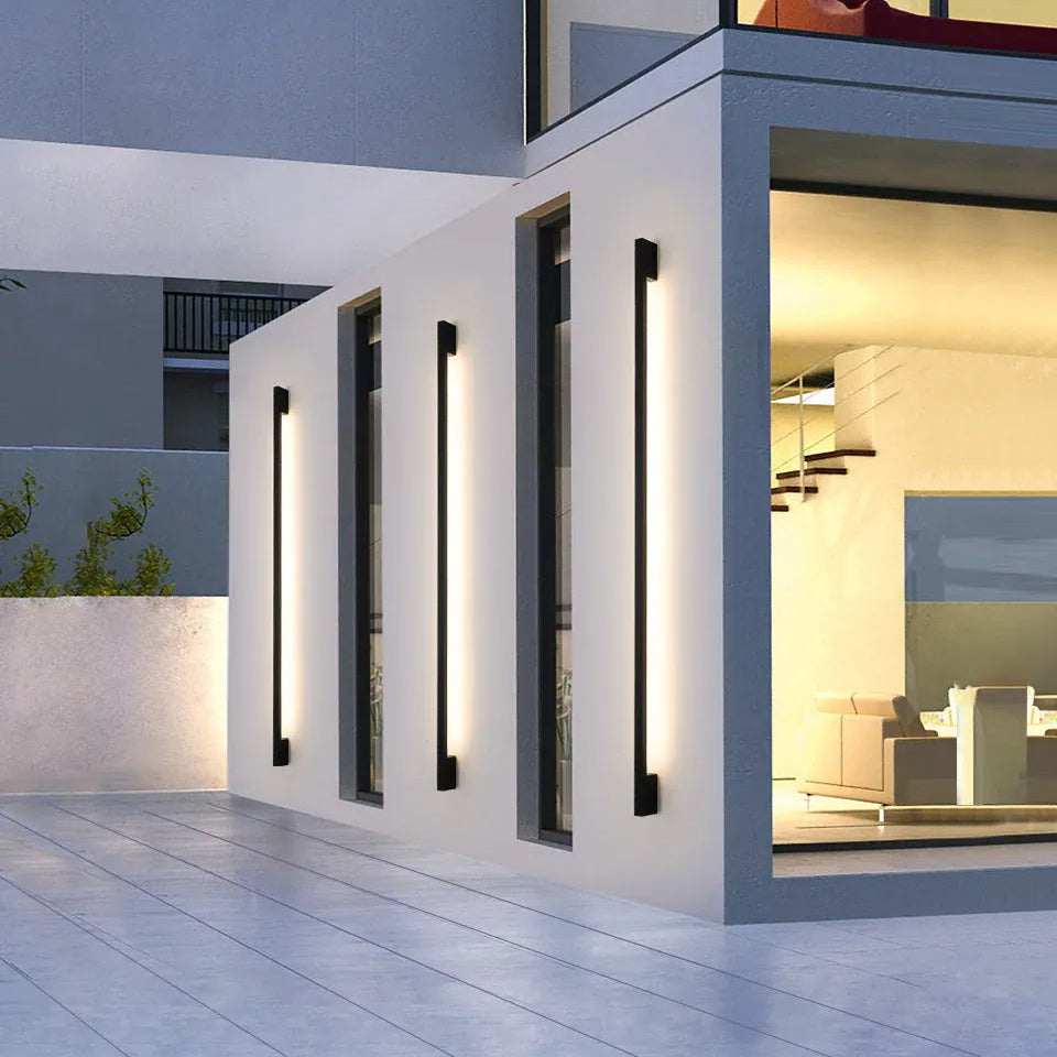 Verthara Premium Minimalist Outdoor Strip Wall Sconce